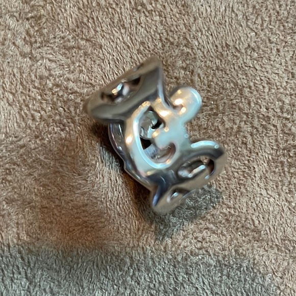 Silpada Hammered Sterling Silver Filigree Scroll “Eden” Ring R3269. Size 8 - Picture 2 of 6